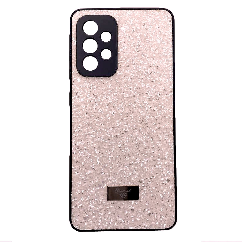 Накладка Bling Grainy Diamond Separate Camera для Samsung A32 4G (Рожева)-0