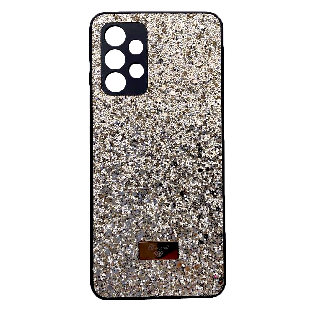 Накладка Bling Grainy Diamond Separate Camera для Samsung A32 4G (Золота)-0