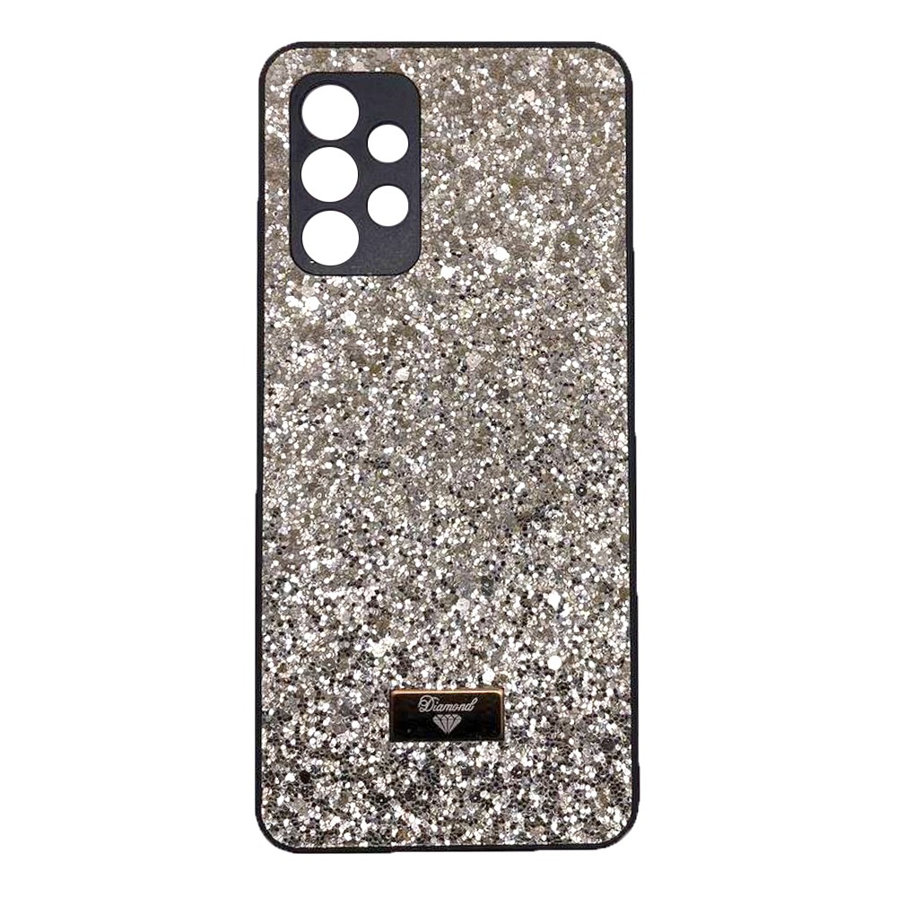 Накладка Bling Grainy Diamond Separate Camera для Samsung A32 4G (Світло-золота)-0