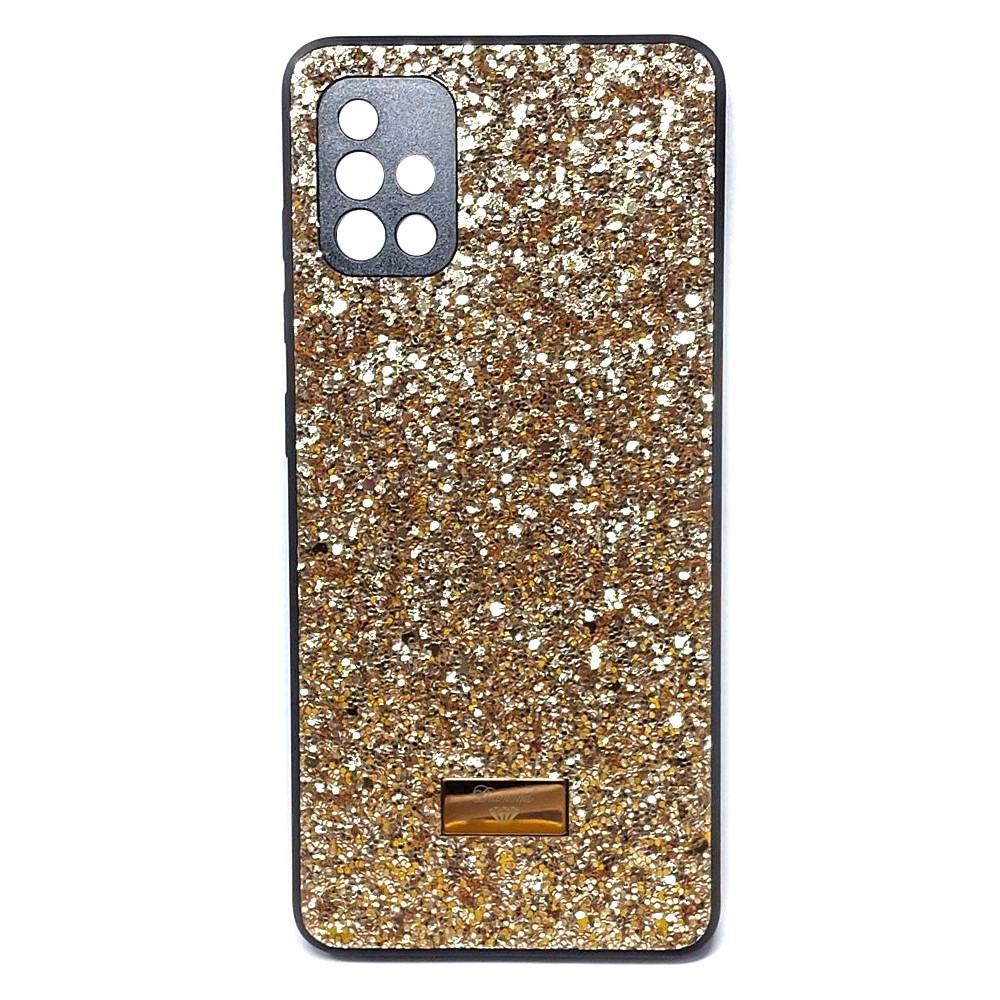 Накладка Bling Grainy Diamond Separate Camera для Samsung A51 (Золота)-0