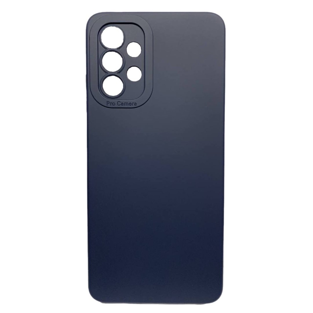 Накладка Color style з мікрофіброю для Samsung A32 4G Dark blue-0
