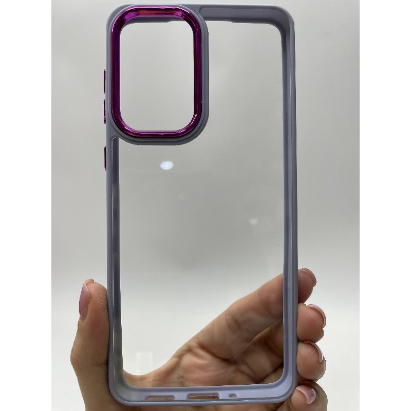 Накладка Metal camera для Samsung A33 бузкова-0