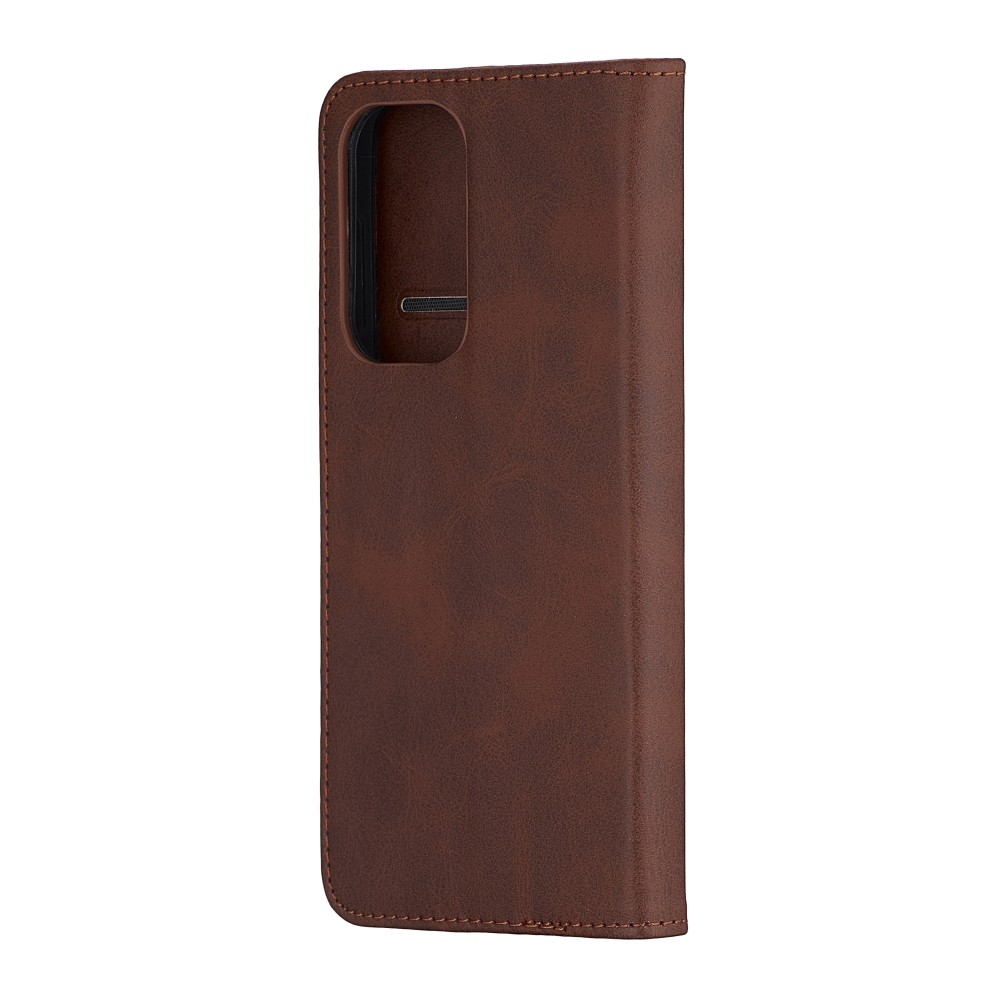 Книжка Black TPU Magnet для Samsung A33  коричнева-1
