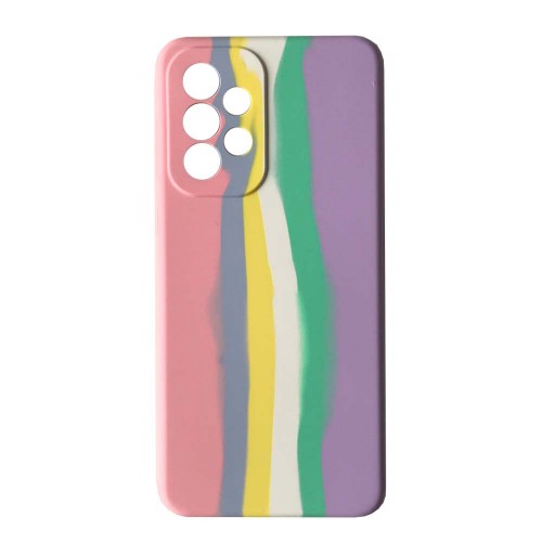 Rainbow Silicone Case для Samsung A33 (Marshmellow)-0