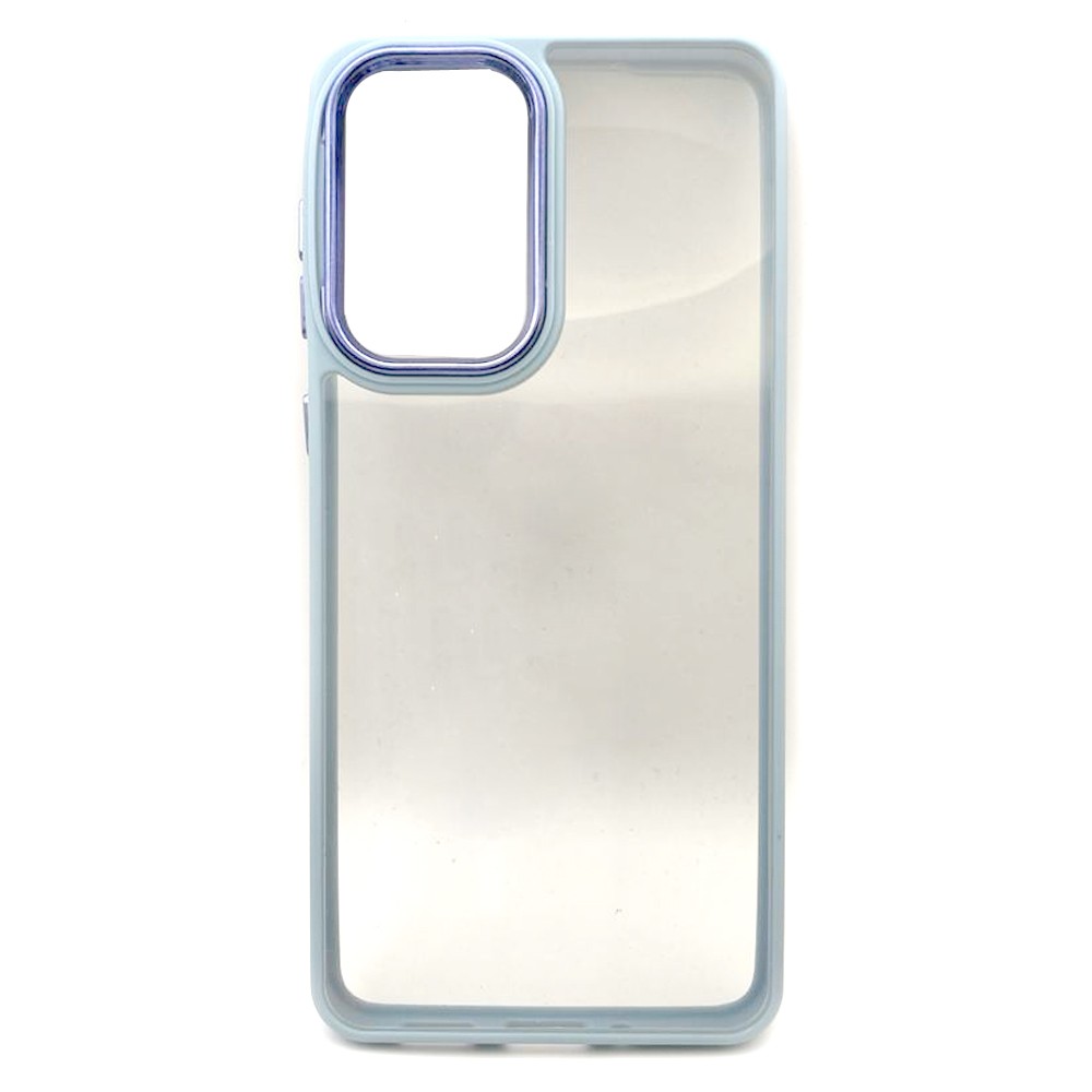 Накладка Metal camera для Samsung A33 блакитна-0