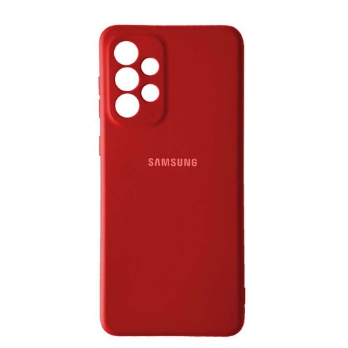 Silicone Case Full для Samsung A33 Red-0