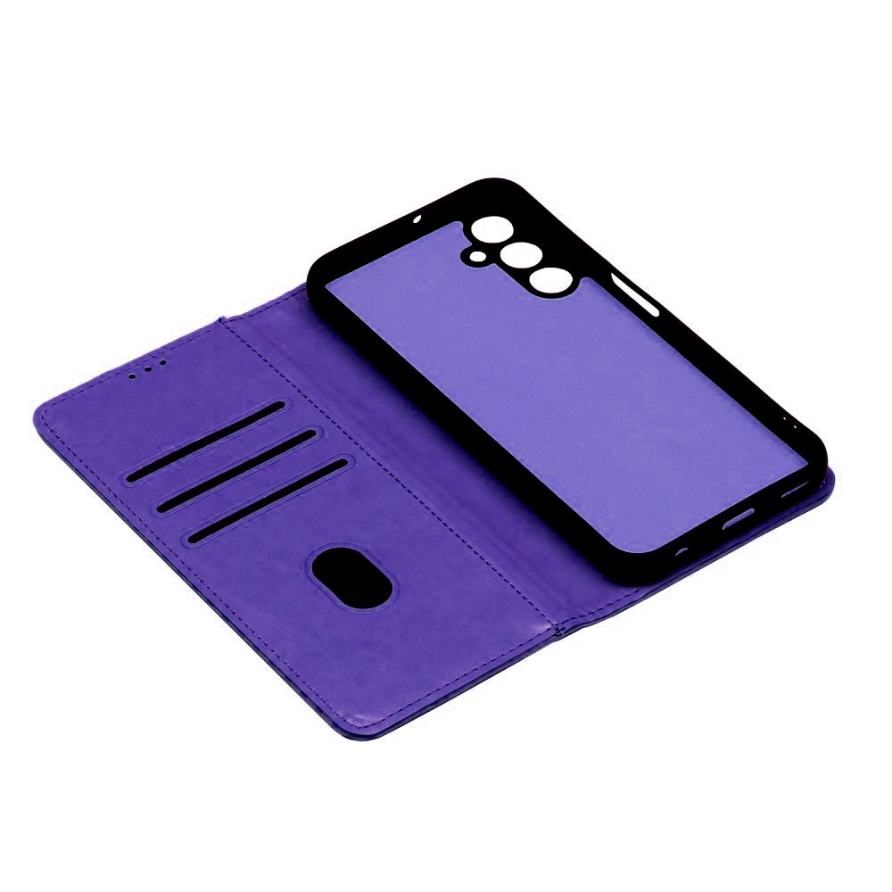 Книжка Chess Skin для Samsung A56 5G / A36  (Dark Purple)-1