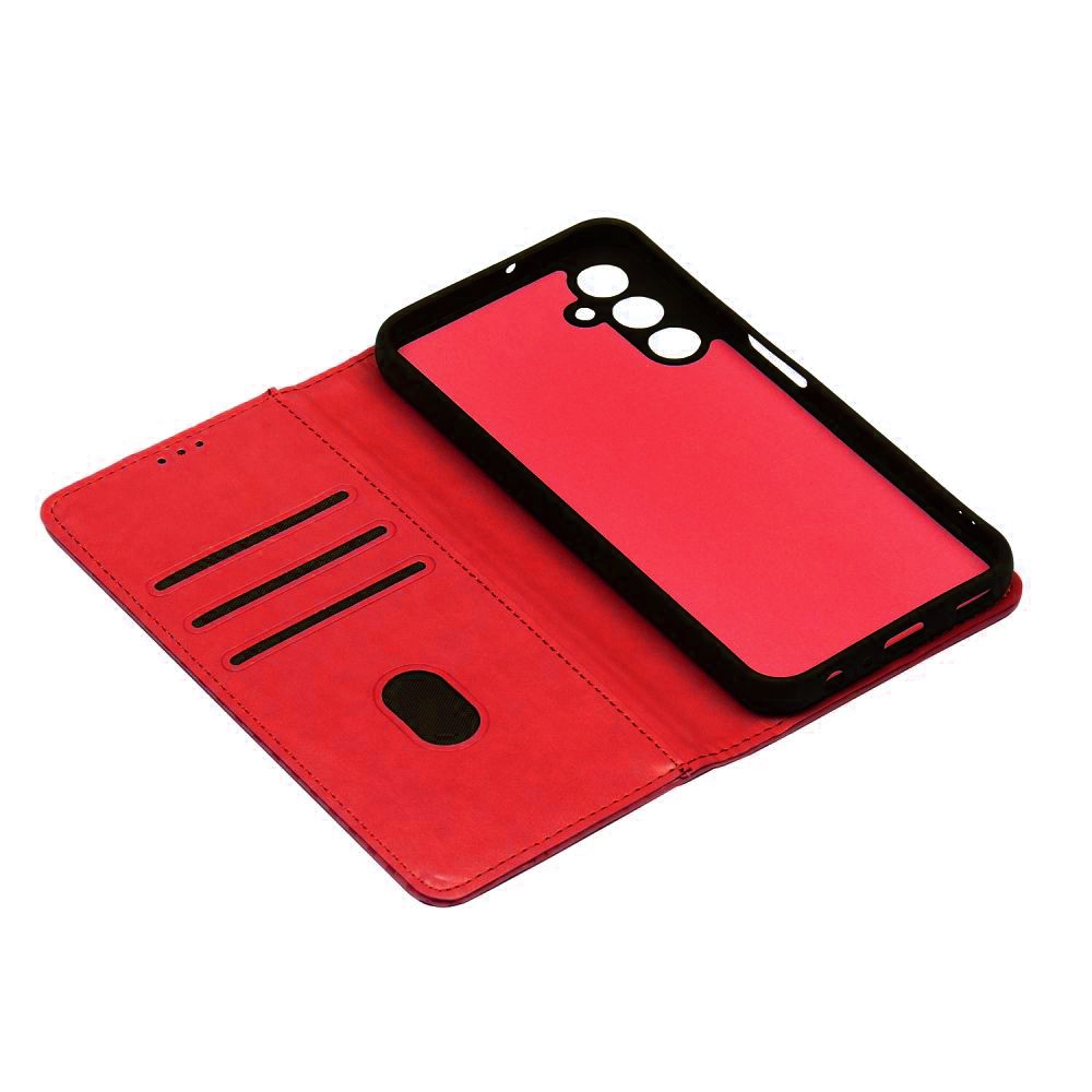 Книжка Chess Skin для Samsung A24 / M34 (Червона)-1