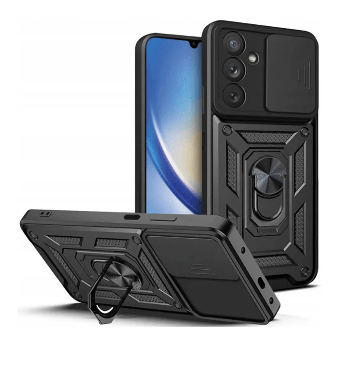 Чохол Camshield Serge Ring для Samsung A34 чорна-0