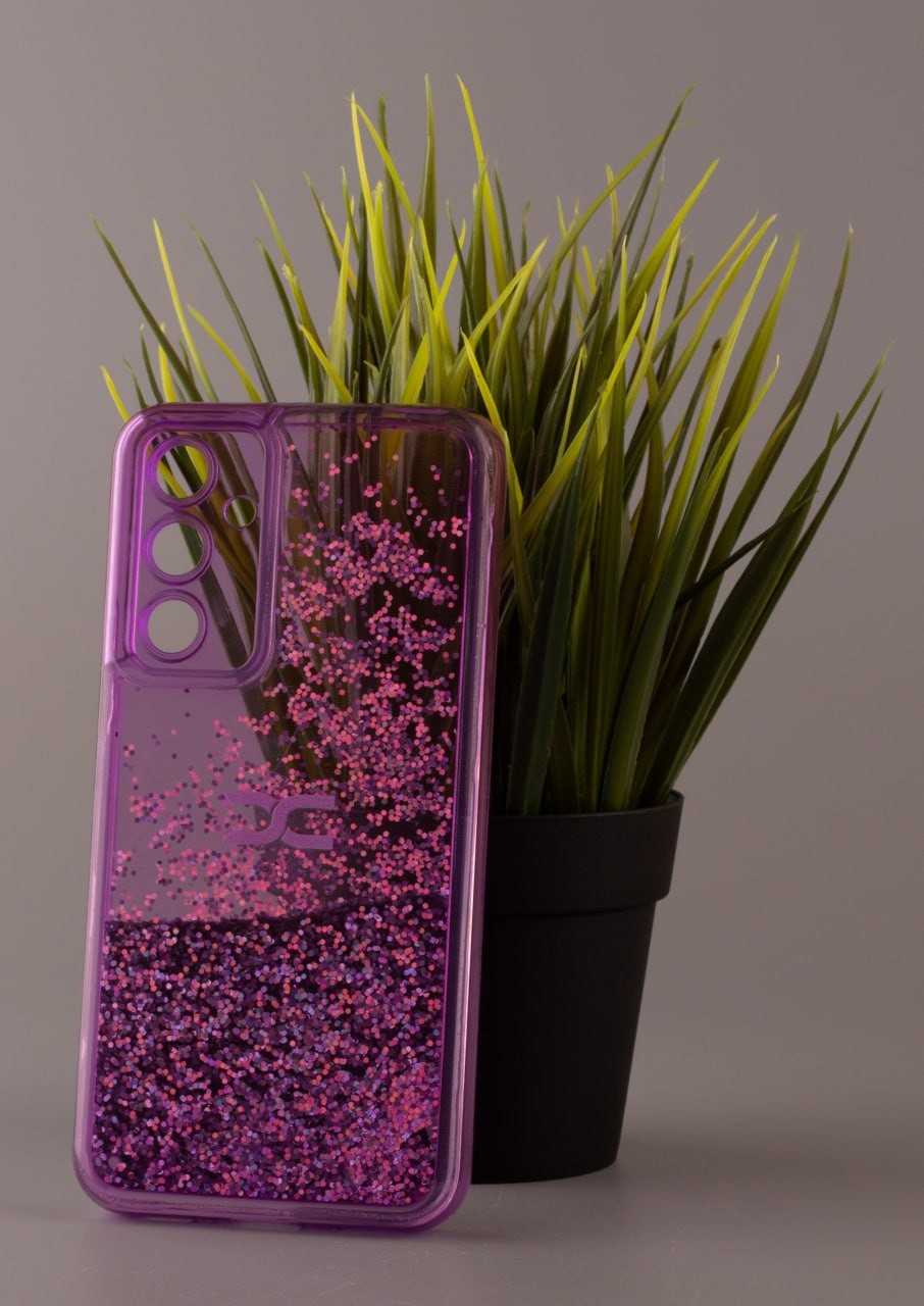 Накладка Fluid Painted для Samsung A24 фіолетовий (переливається)-0