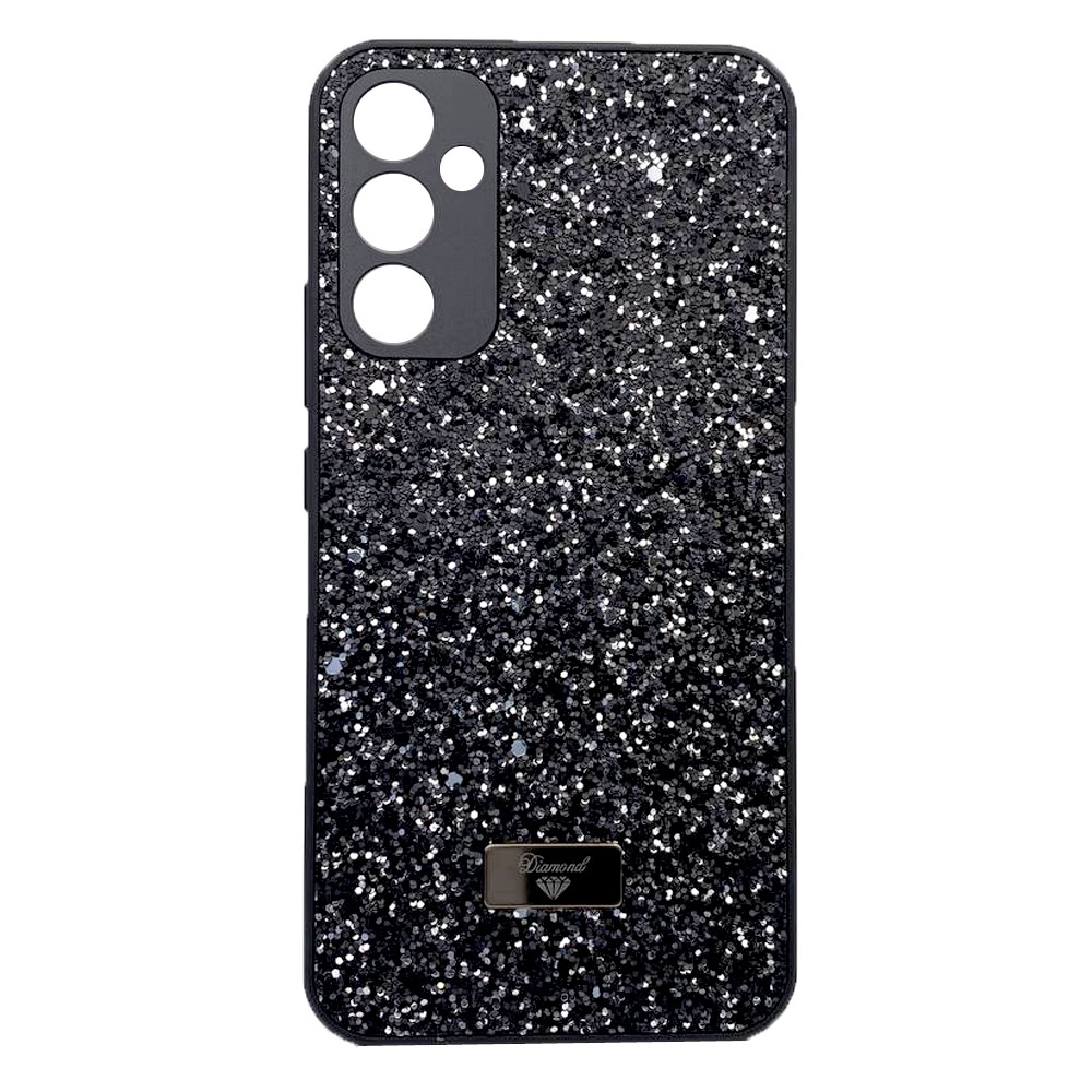 Накладка Bling Grainy Diamond Separate Camera для Samsung A54 (Чорна)-0