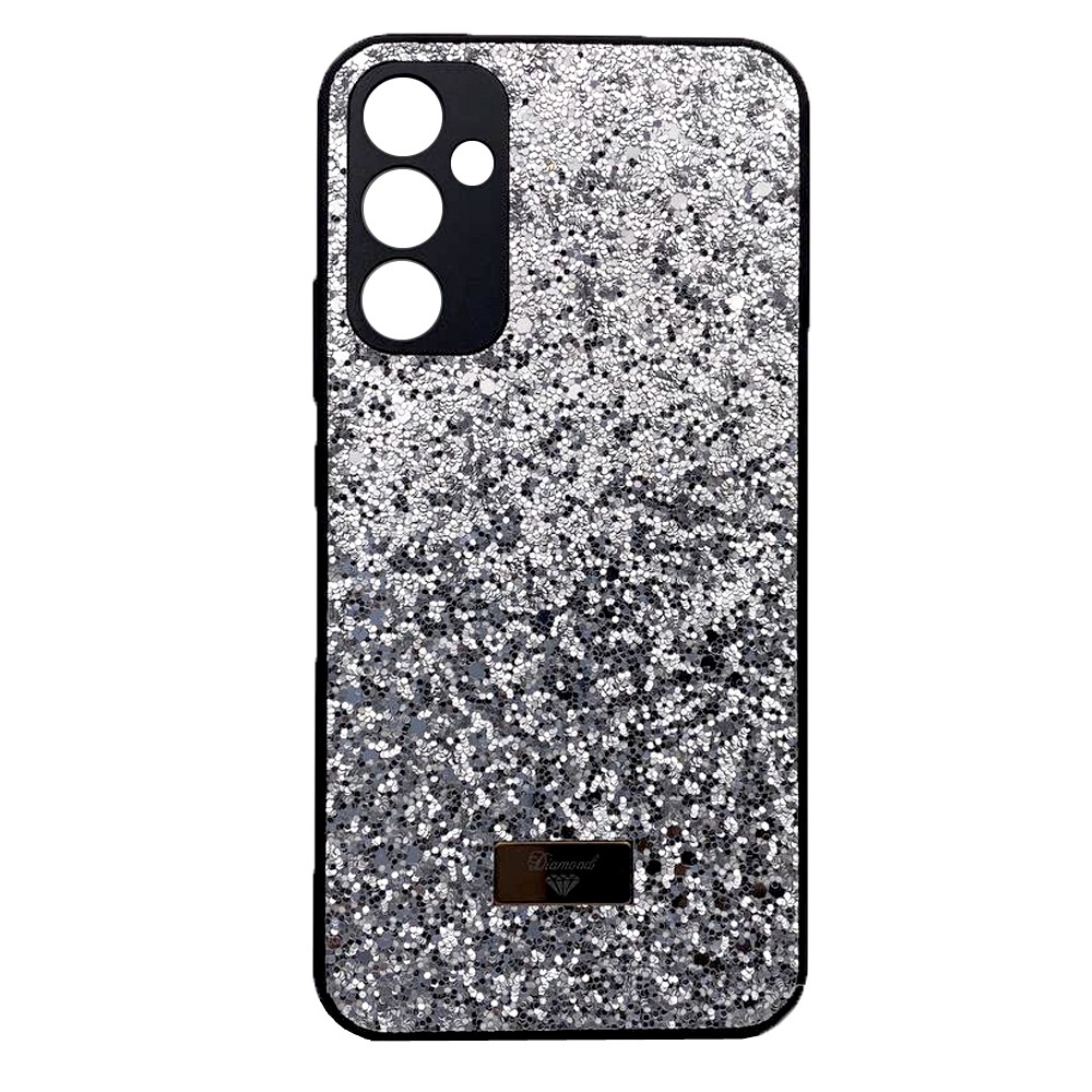 Накладка Bling Grainy Diamond Separate Camera для Samsung A34 (Срібляста)-0