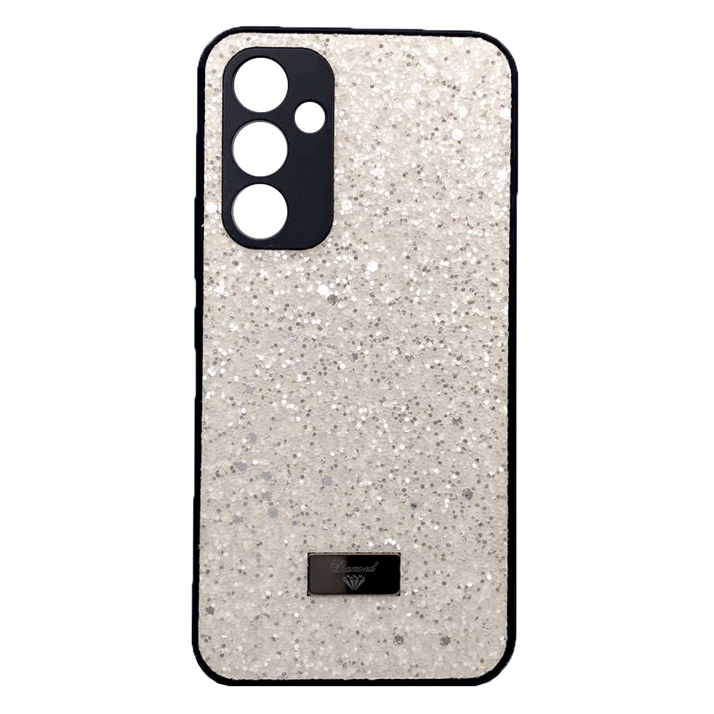 Накладка Bling Grainy Diamond Separate Camera для Samsung A54 (Кремова)-0