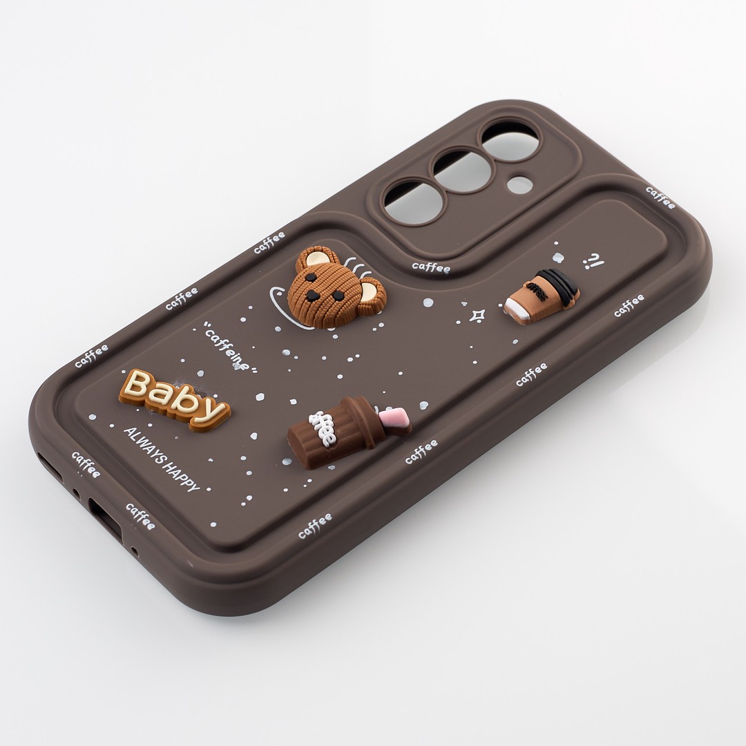 Чохол Pretty Toys для Samsung A35  (Brown/baby)-1