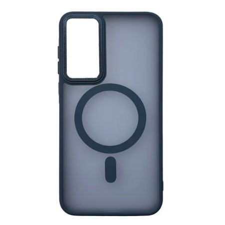 Чохол Matte Corrugated Camera Magnetic для Samsung A35 (Blue)-0