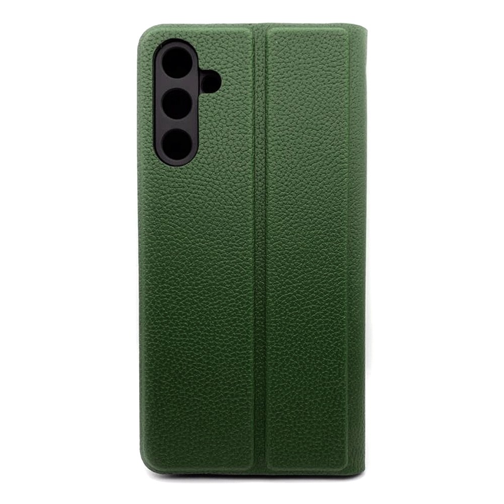Книжка Leather Flip case для Samsung  A55 (Dark green)-1