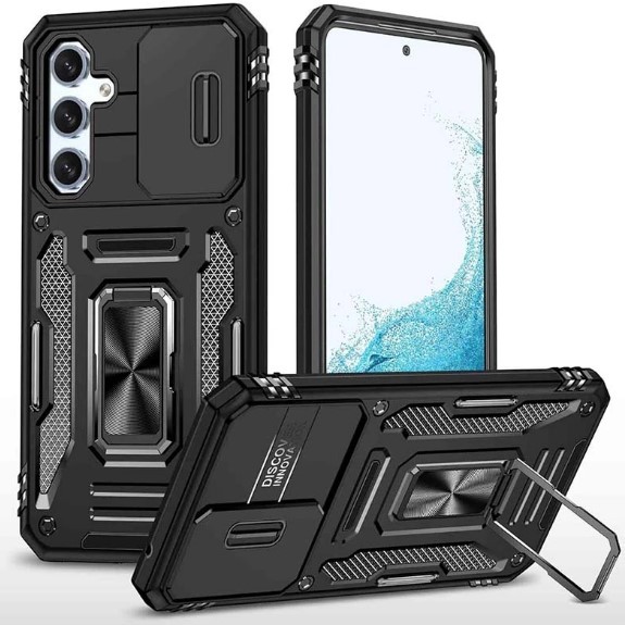 Накладка Camshield Army Ring для Samsung A26 /A17  Чорний-0