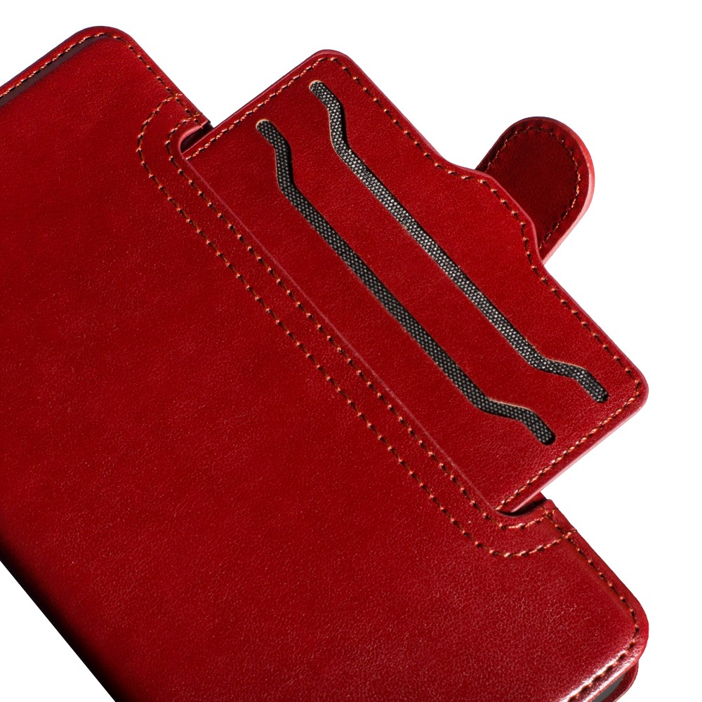 Книжка Flip Cover Wallet для Samsung S25 FE Бордова-1