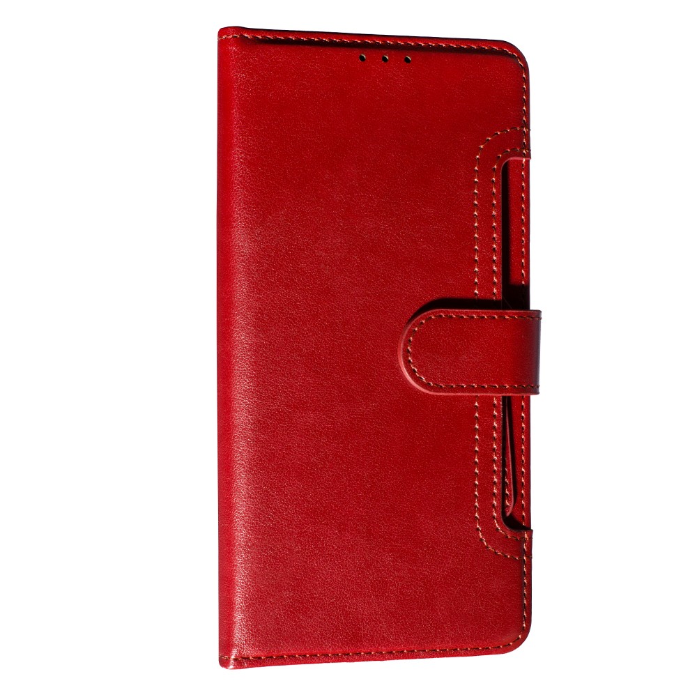 Книжка Flip Cover Wallet для Samsung S25 FE Бордова-0