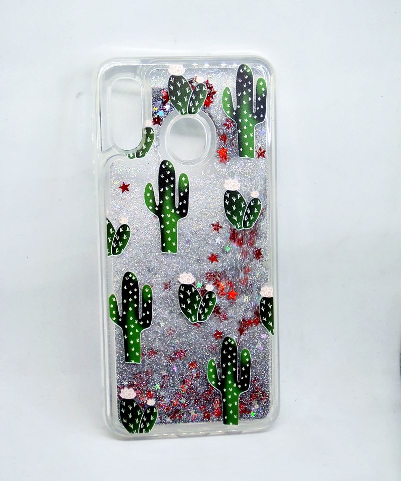 Накладка "Plants" для Samsung A40 "Кактуси" (переливається)-0