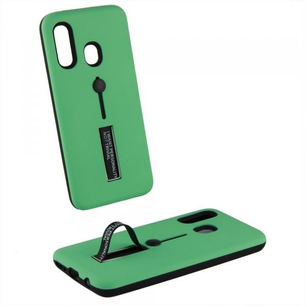 Накладка Kickstand для Samsung A40 зелена-0