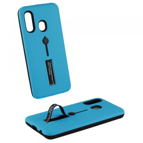 Накладка Kickstand для Samsung A40 блакитна-0