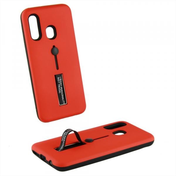 Накладка Kickstand для Samsung A40 червона-0