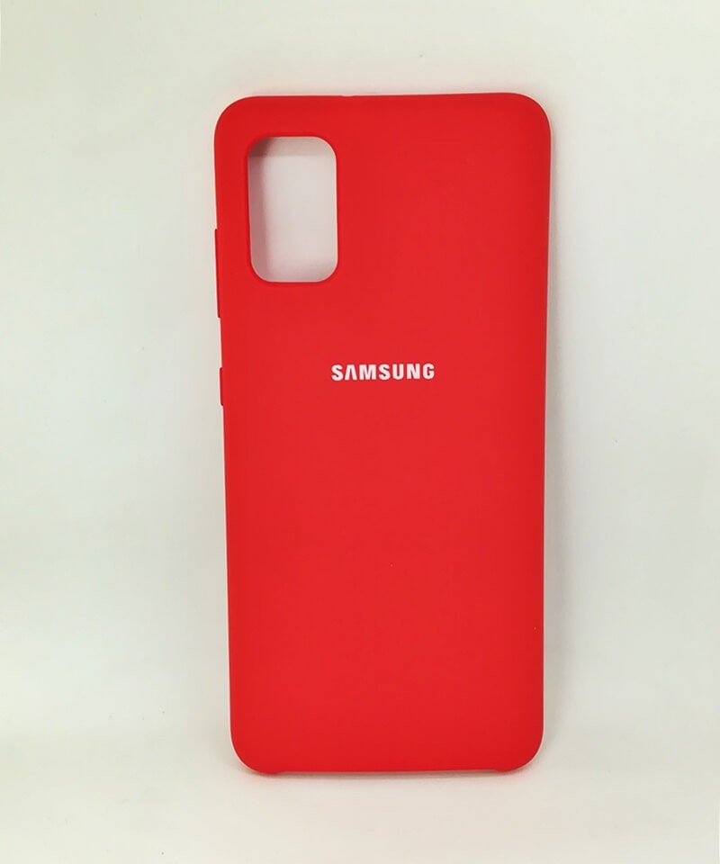 Silicone Case для Samsung A41 (Red)-0