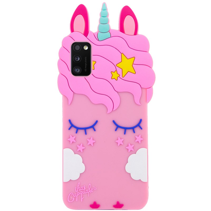 Накладка Little Unicorn для Samsung A41 Рожева-0