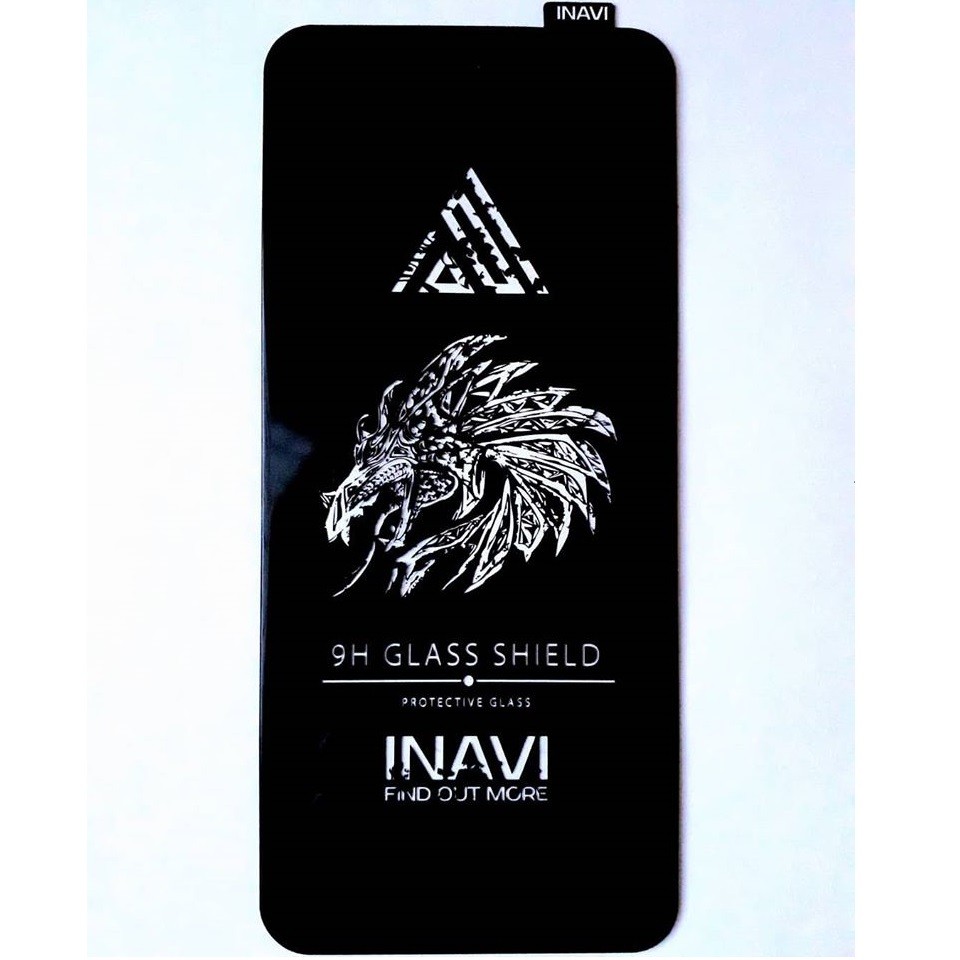Захисне скло INAVI PREMIUM для Samsung A41 з чорною рамкою-0