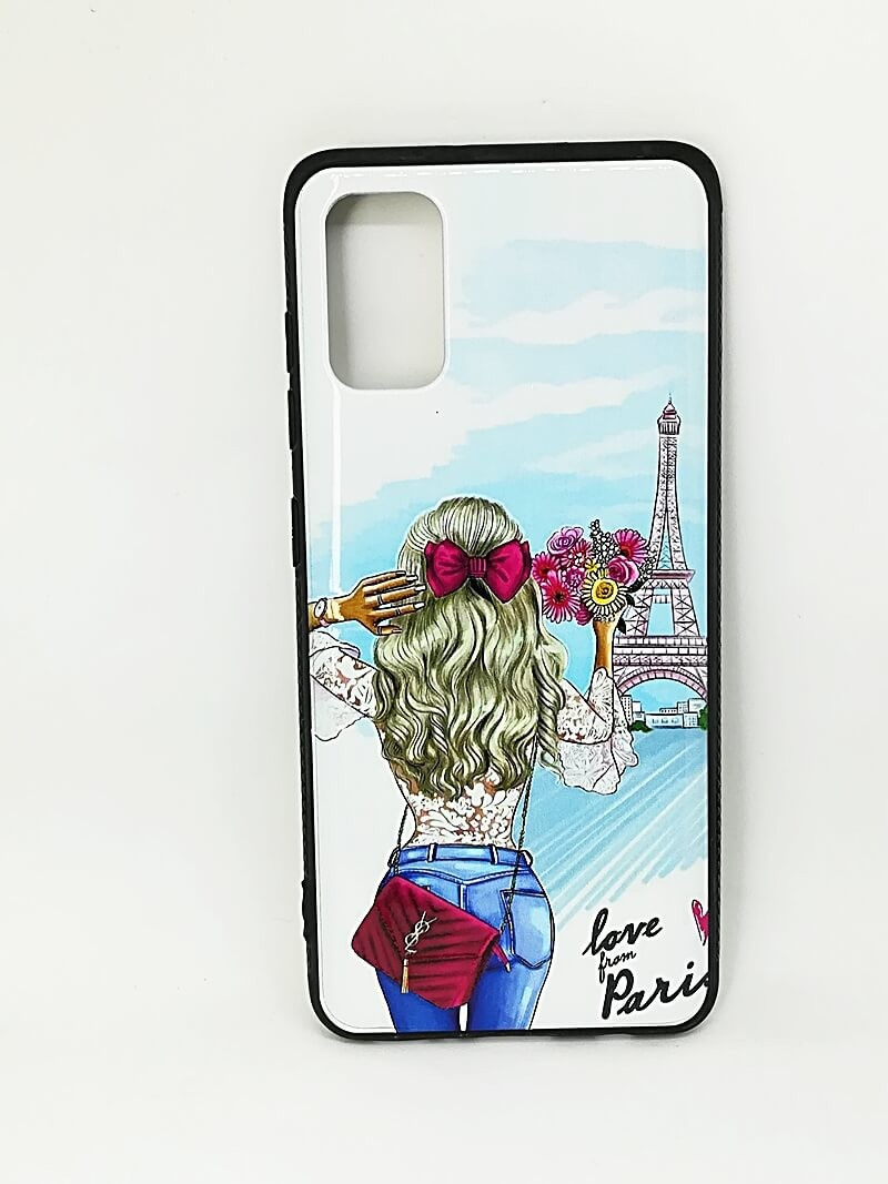 Накладка Girls для Samsung S10 Lite "Love from Paris" (силікон+пластик)-0