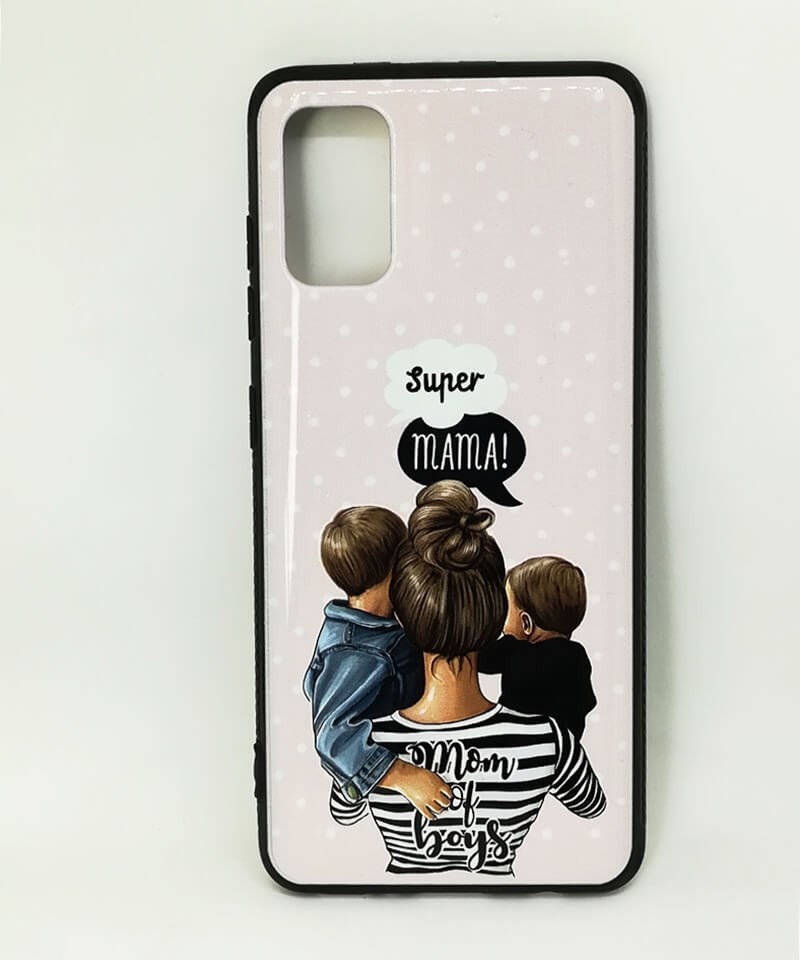Накладка Girls для Samsung S10 Lite "Super Mama" (силікон+пластик)-0