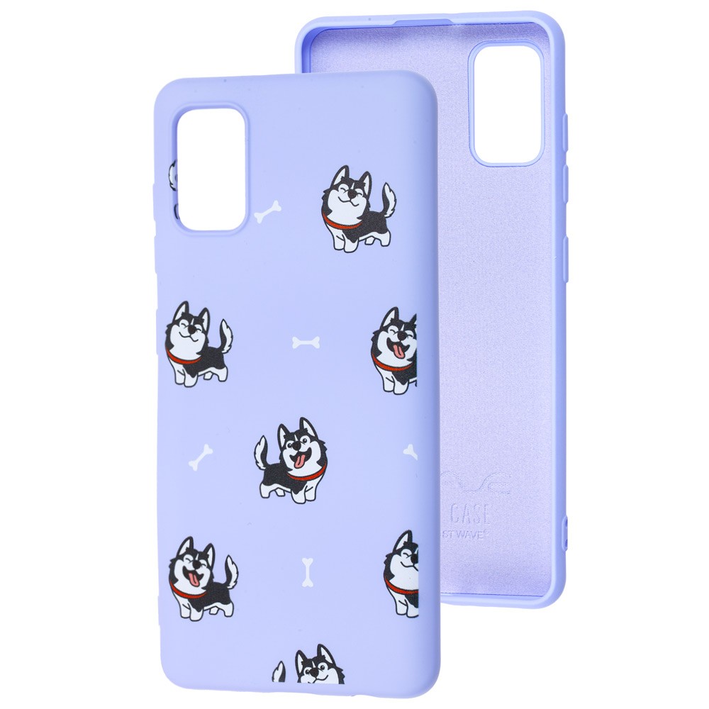 WAVE Fancy для Samsung A41 (haski/light purple)-0