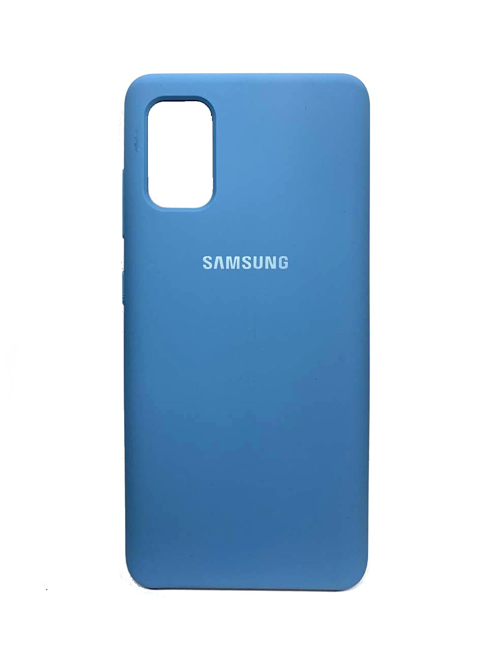Silicone Case для Samsung A41 (Denim blue)-0