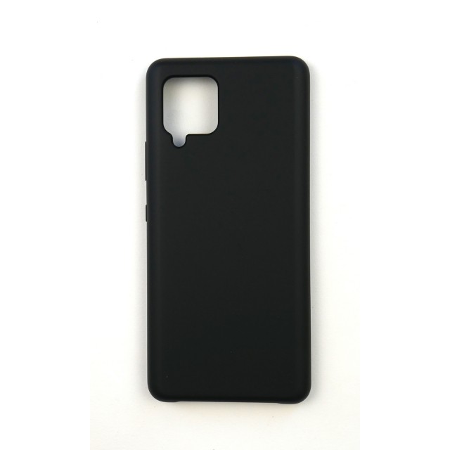 Накладка Silicone Case для Samsung A42  (Black)-0