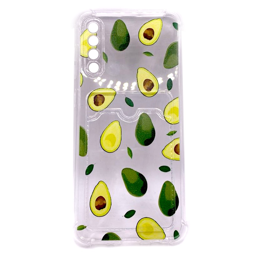 Накладка Space Card Pocket Image для Samsung A50/A30s авокадо-0