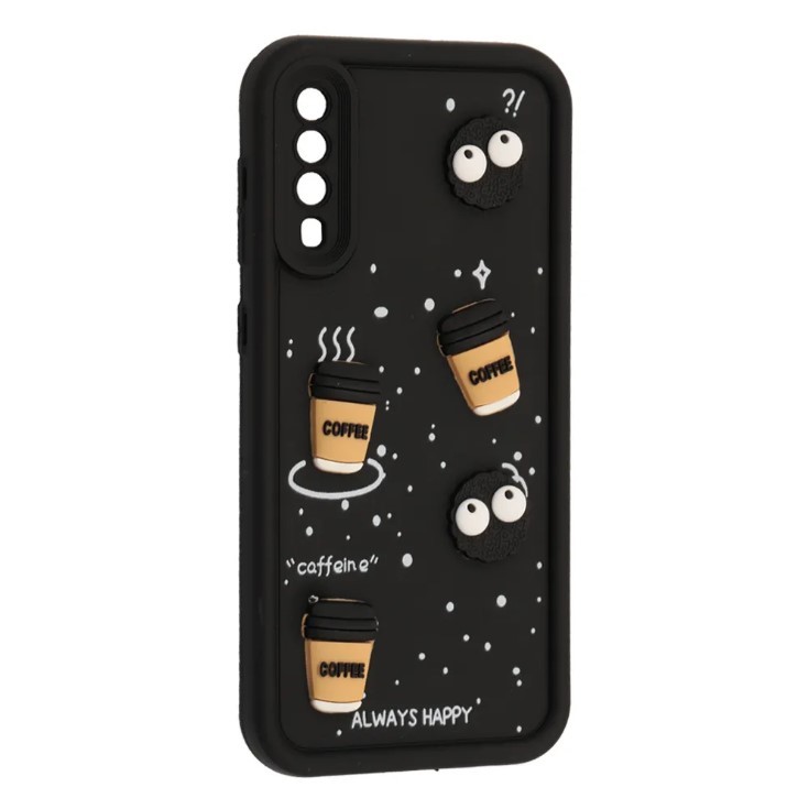 Чохол Pretty Toys для Samsung A50 / A30s  (Black/Always Happy)-0