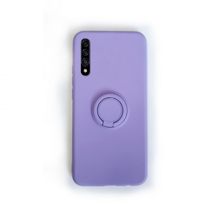 Накладка ColorRing з кільцем для Samsung A50/A30S світло-фіолетовий-0