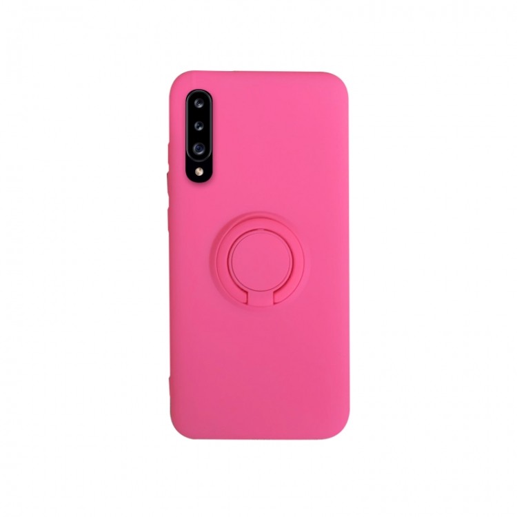 Накладка ColorRing з кільцем для Samsung A50/A30S малиновий-0