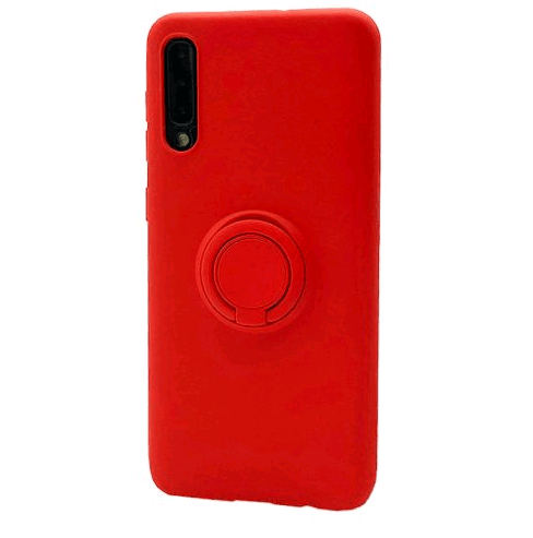 Накладка ColorRing з кільцем для Samsung A50/A30S червона-0