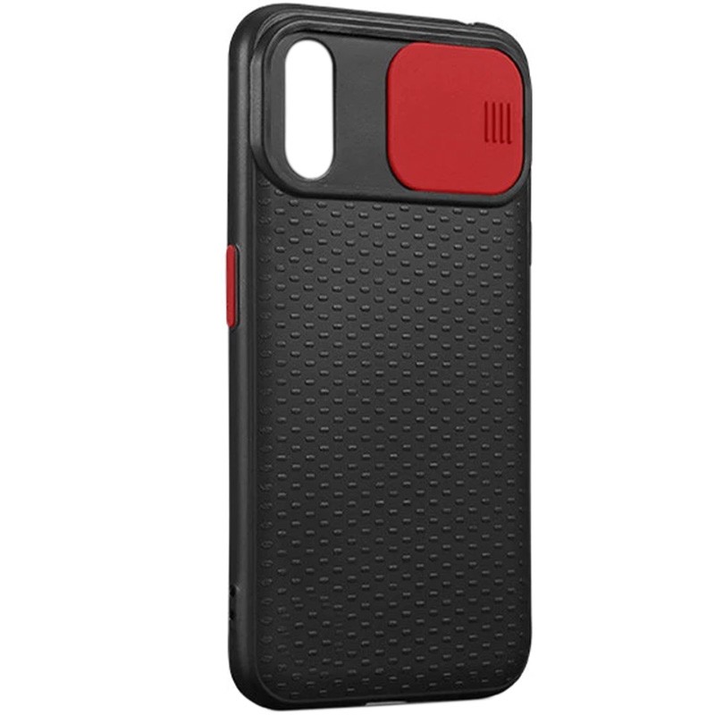 Накладка Camshield Black для Samsung A50 (A505F) / A50s / A30s з червоною шторкою-0