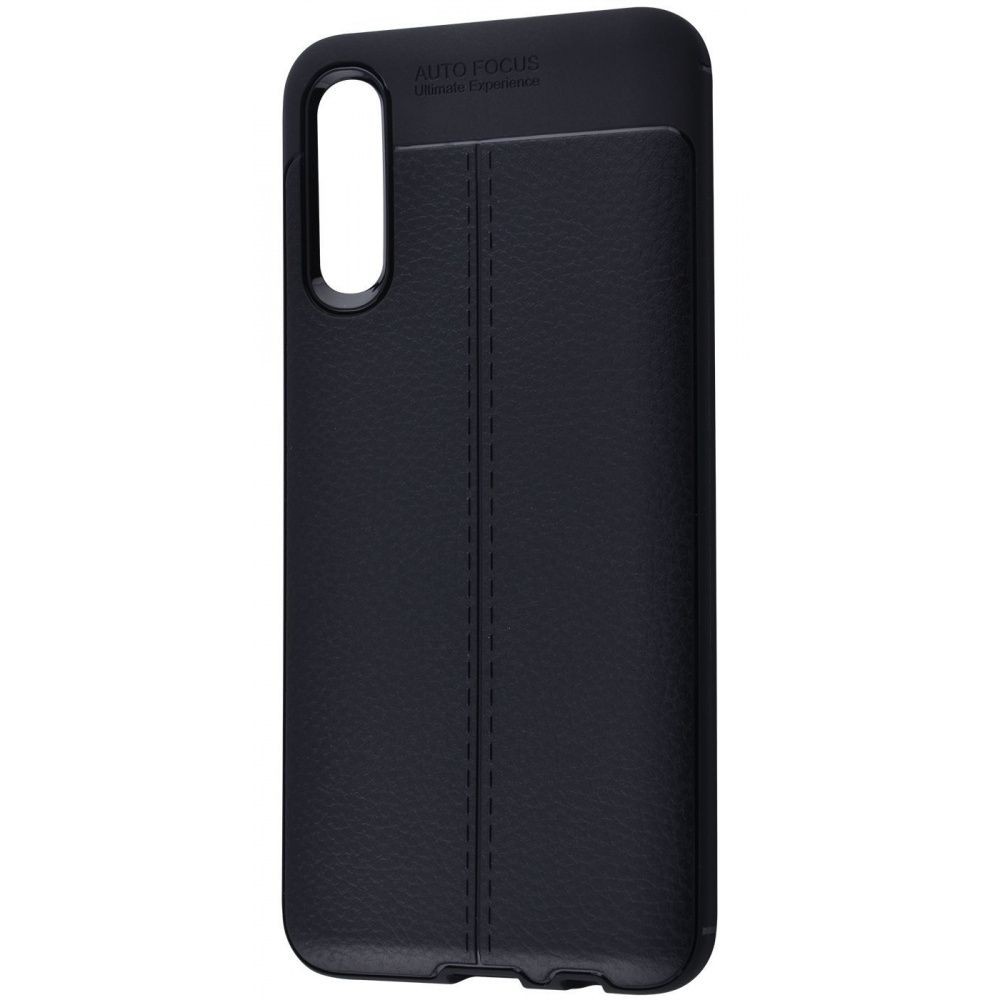 Накладка Ultimate Leather для Samsung A50/A30s чорна-0