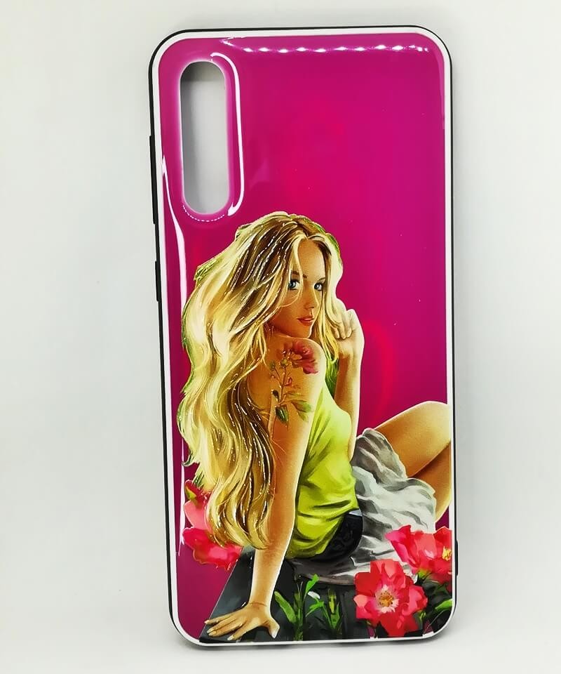 Накладка UV для Samsung A50/A30s Дівчина з тату-1