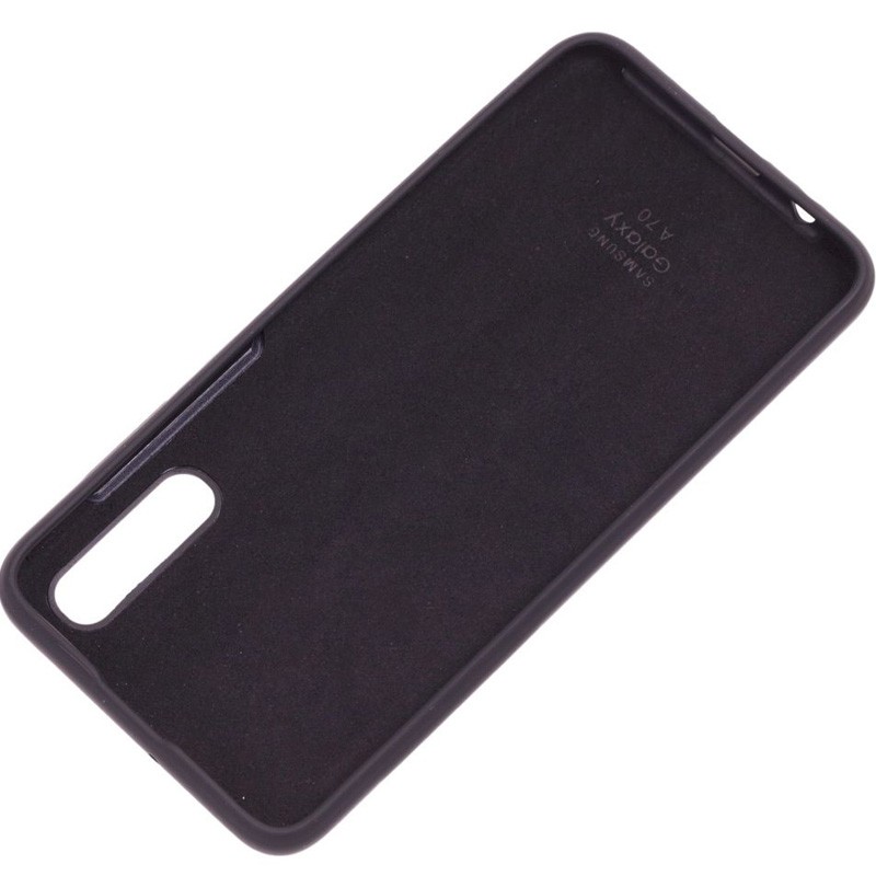 Silicone Cover Full Protective (AA) для Samsung A50/A30s (Black)-1