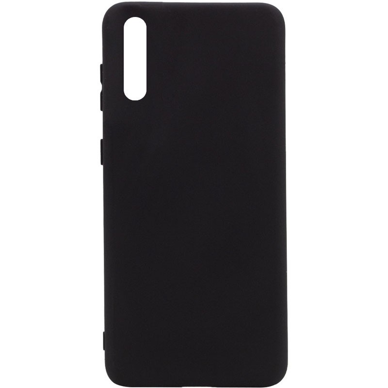 Silicone Cover Full without Logo (A) для Samsung A50/A30s (Black)-0