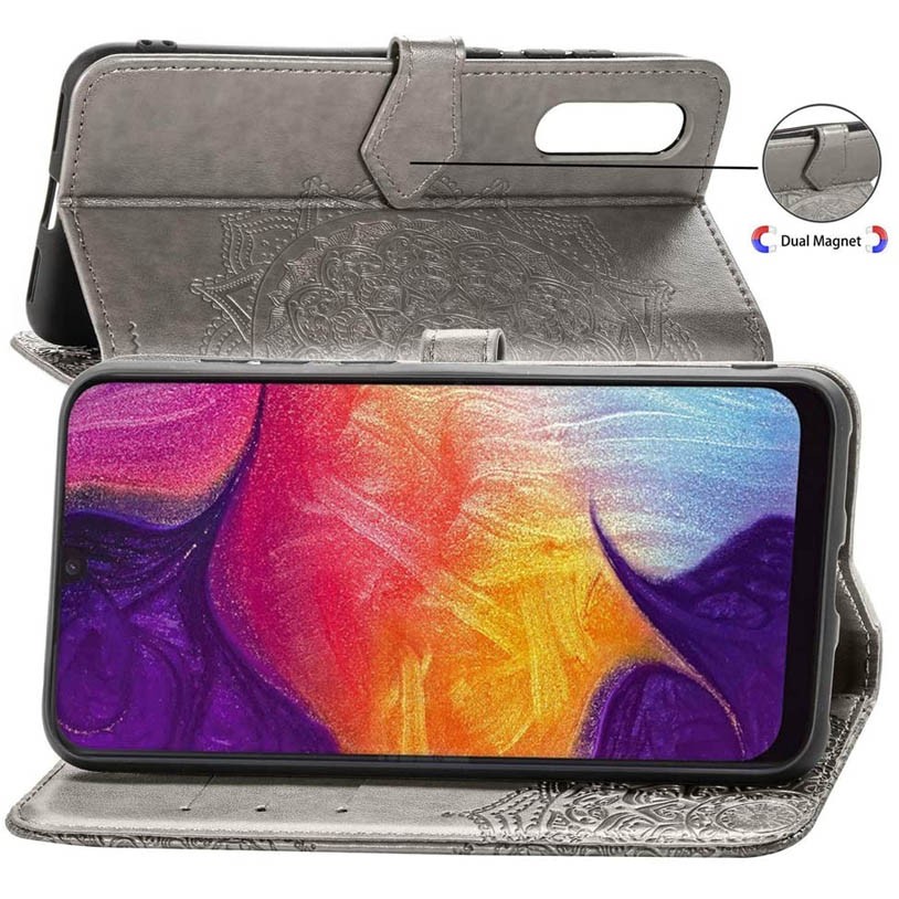 Книжка Art Case для Samsung A50/A30s сіра-2