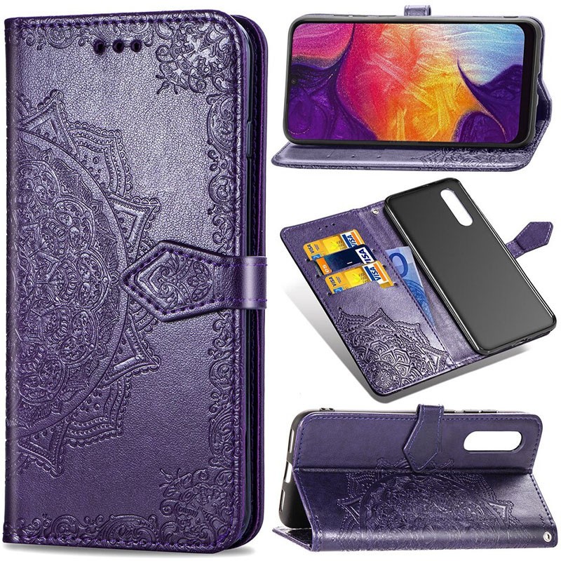 Книжка Art Case для Samsung A50/A30s фіолетова-0