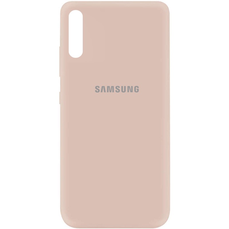 Silicone Cover My Color Full Protective (A) для Samsung A50/A30s (Pink Sand)-0