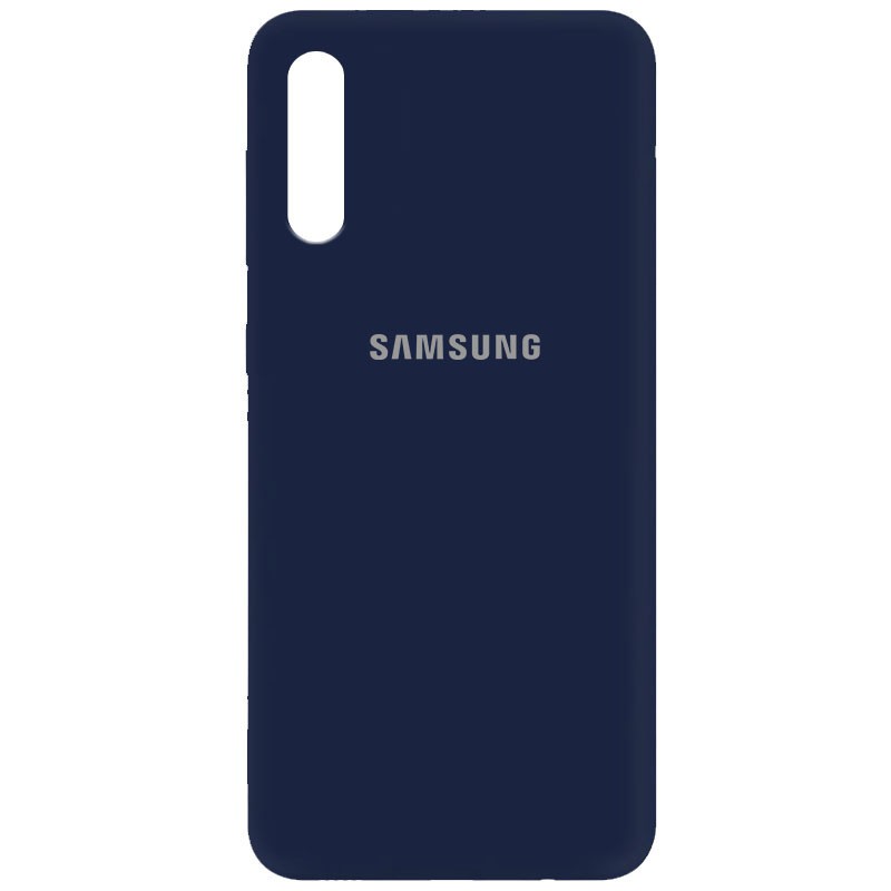Silicone Cover My Color Full Protective (A) для Samsung A50/A30s (Midnight Blue)-0