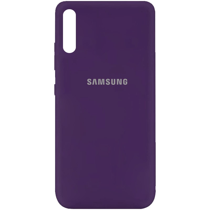 Silicone Cover My Color Full Protective (A) для Samsung A50/A30s (Purple)-0